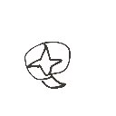 かつどん の絵: しいたけ