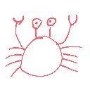 ひなっち の絵: かに
