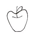 あおい の絵: りんご