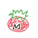 界王さま の絵: とまと