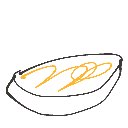ヤッホ の絵: みかんだよ