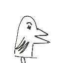 とり の絵: からす