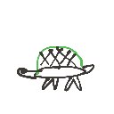 さぎり の絵: かめ