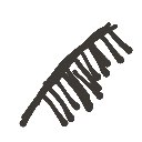疫病神 の絵: くし