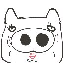 ガミの手下 の絵: ぶた