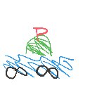 なつみ の絵: しま