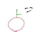こめ の絵: りんご