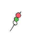 とり の絵: だんご
