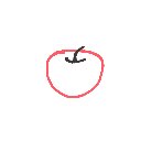 사장님 の絵: りんご
