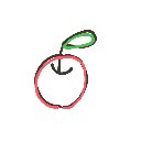 MｰM の絵: りんご
