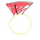 いなさく の絵: るびー