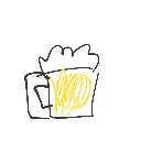 こうせい の絵: びーる