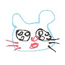 いちか の絵: ももんが