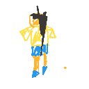 「の」から始める: のびた → たいこ → こい → いもむし → しこしこ → こあら → わからない → はーと