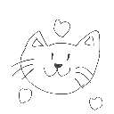 こと の絵: ねこ