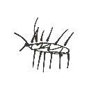 ふにょ の絵: げじげじ