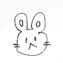 りこぽんず の絵: うさぎ