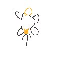 森のうさぎ の絵: ちんこ