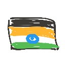 正午 の絵: いんど