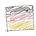 かな の絵: どいつ