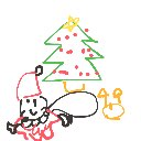 さやさや の絵: くりすます
