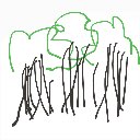 つん の絵: もり