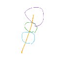 ＾＾ の絵: だんご
