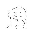 くま の絵: くらげ