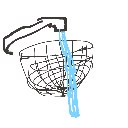 ちん の絵: ざる
