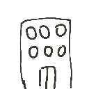 よこめ の絵: びる