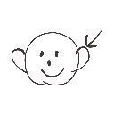 まゆ の絵: みみ