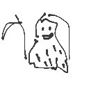 くいつくし の絵: しにがみ
