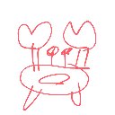 ああ の絵: かに