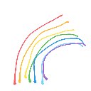 くいつくし の絵: にじ