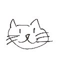 もち の絵: ねこ