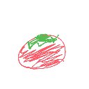 もち の絵: とまと