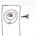 うさぎ の絵: だーつ