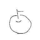 おっぷす の絵: りんご