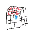 ロック・リー の絵: るーびっくきゅーぶ