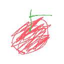 渡辺俊介 の絵: りんご