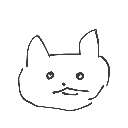 藤本莉緒 の絵: ねこ