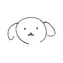 ほたて の絵: いぬ