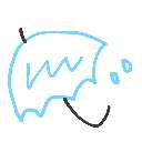 だだい の絵: かさ