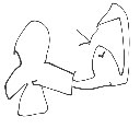 よかったこの距離でー の絵: ちからこぶ