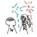 三浦 の絵: わたるとかしわぎ