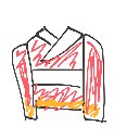 しぐれ の絵: きもの