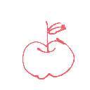 せっか の絵: りんご