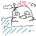すす の絵: うみぼうず