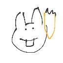 たわたわしてきた の絵: うさぎ