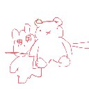 ひとみ の絵: ぬいぐるみ